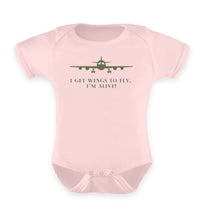 Lade das Bild in den Galerie-Viewer, I get wings to fly, I´m alive! - Baby Kurzarm Body
